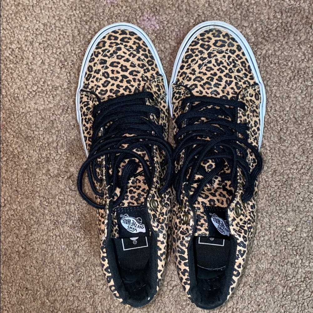 Cheetah print vans